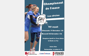Championnat de France 1ère Div nationale au TEY