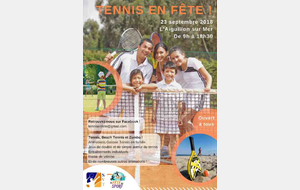Fête du Tennis Sud Vendée Littoral