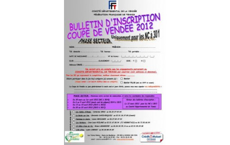 Coupe de Vendée de 2012