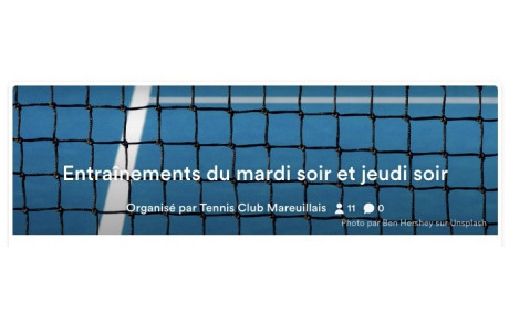 Entraînements dans la salle omnisports
