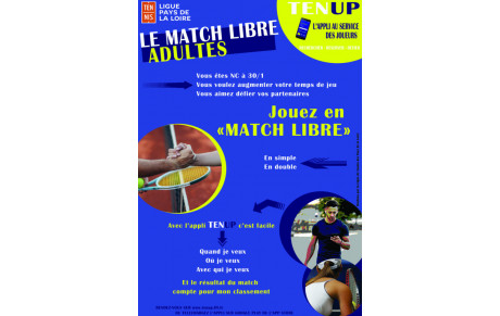 Matchs libres pour les adultes