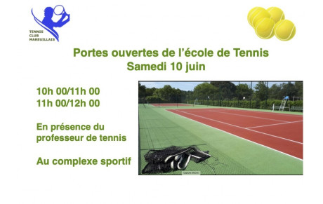 Portes ouvertes à l'école de tennis