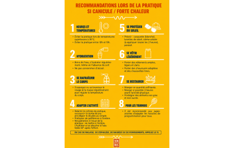 Recommandations en période de canicule